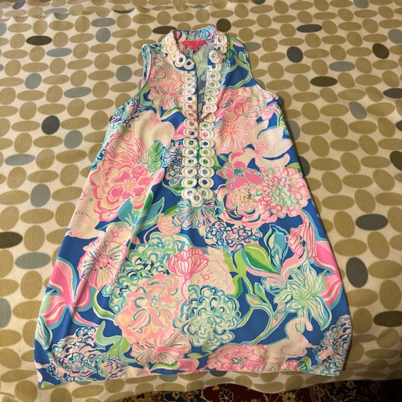 Lilly Pulitzer Peony For Your Thoughts Jane Shift Dress size 2 - Picture 3 of 9